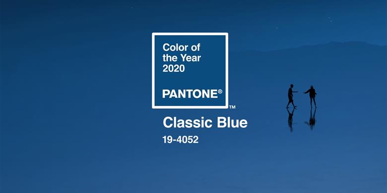 Couleur Pantone 2020: «Un bleu qui instaure une atmosphère de confiance»
