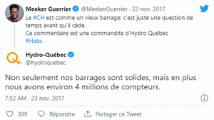 Meeker Guerrier VS Hydro-Québec
